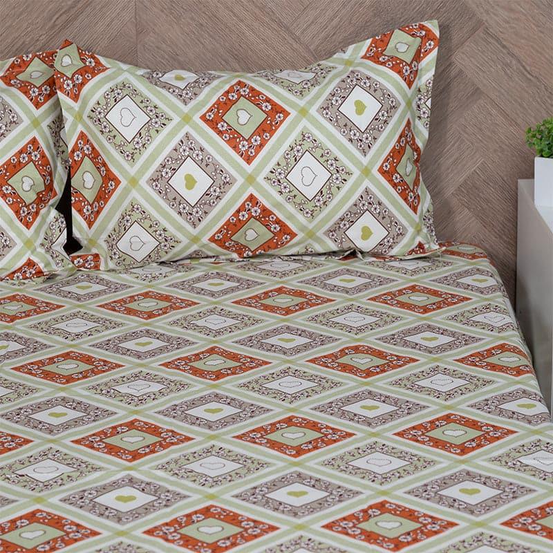 Buy Chakra Ethnic Bedsheet - Green Bedsheets from Vaaree