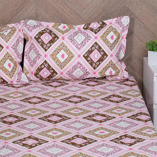 Buy Chakra Ethnic Bedsheet - Pink Bedsheets from Vaaree