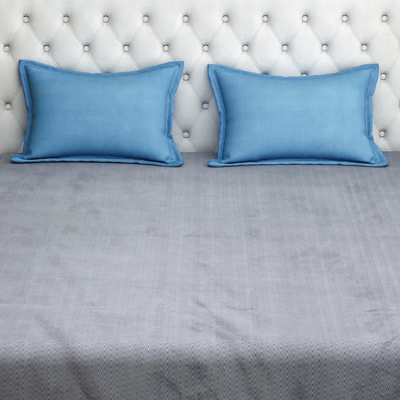 Buy Croda Solid Bedsheet - Light Blue Bedsheets from Vaaree