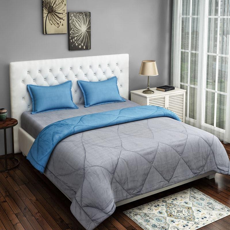 Buy Bedsheet - Croda Solid Bedsheet - Light Blue at Vaaree online