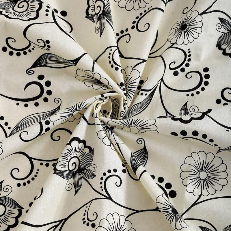 Buy Bedsheet - Doniya Floral Bedsheet - Blue at Vaaree online