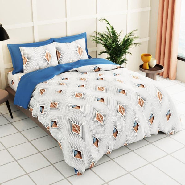 Buy Estes Geometric Bedsheet Bedsheets from Vaaree