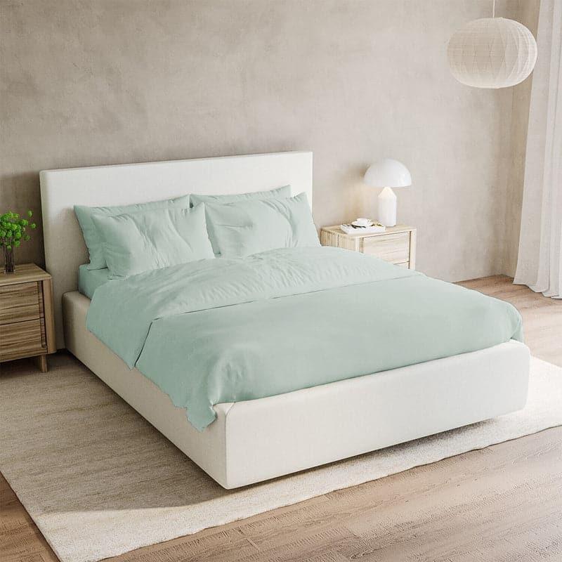 Bedsheets - Freyda Solid Bedsheet - Mint