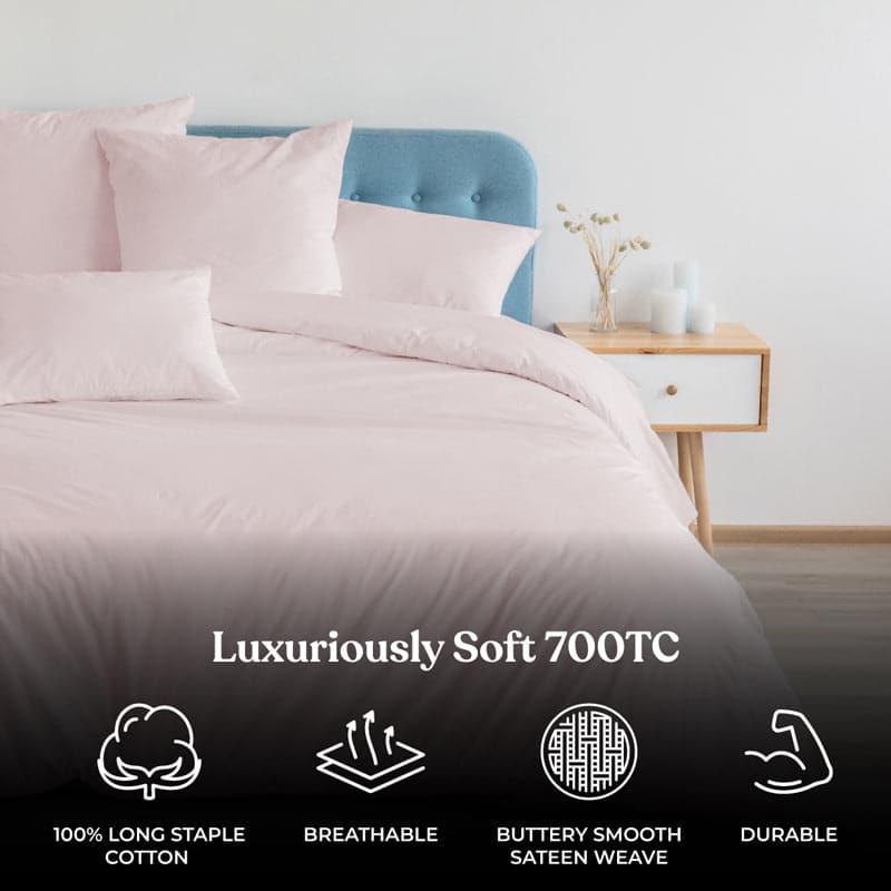 Buy Freyda Solid Bedsheet - Pink Bedsheets from Vaaree