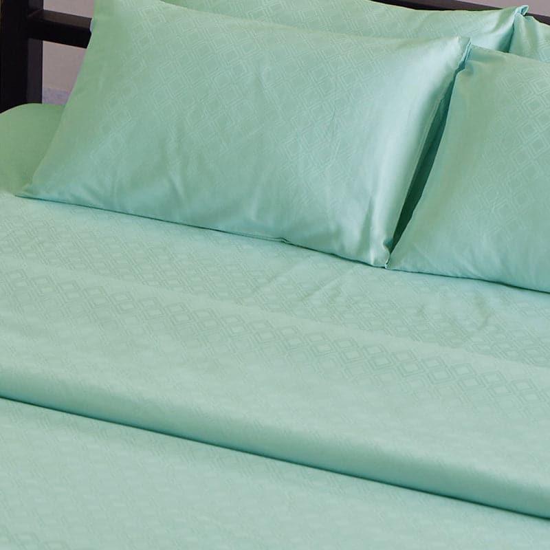 Buy Fruva Floral Bedsheet - Mint Bedsheets from Vaaree