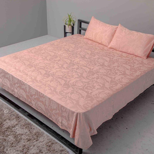 Buy Fruva Floral Bedsheet - Pink Bedsheets from Vaaree