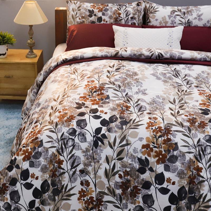 Buy Garden Glowa Bedsheet - Brown Bedsheets from Vaaree