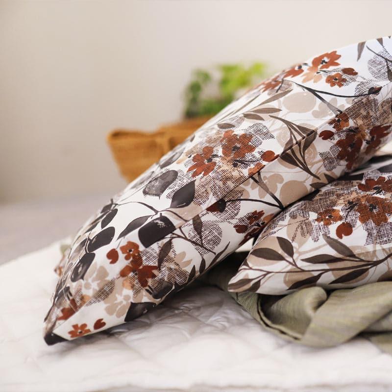 Buy Garden Glowa Bedsheet - Brown Bedsheets from Vaaree