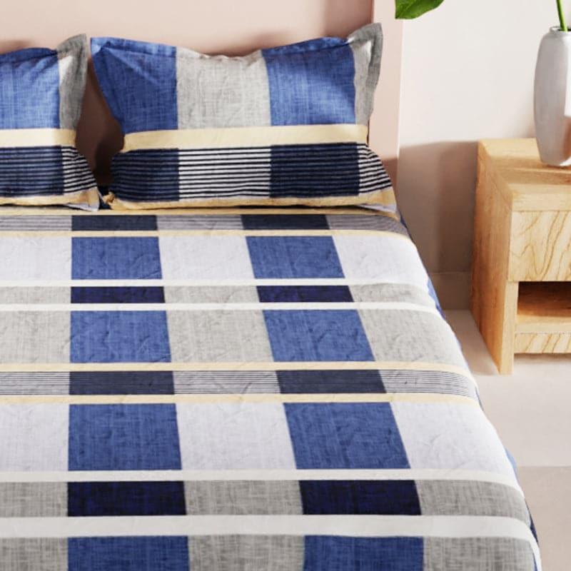 Buy Ibola Checkered Bedsheet Bedsheets from Vaaree