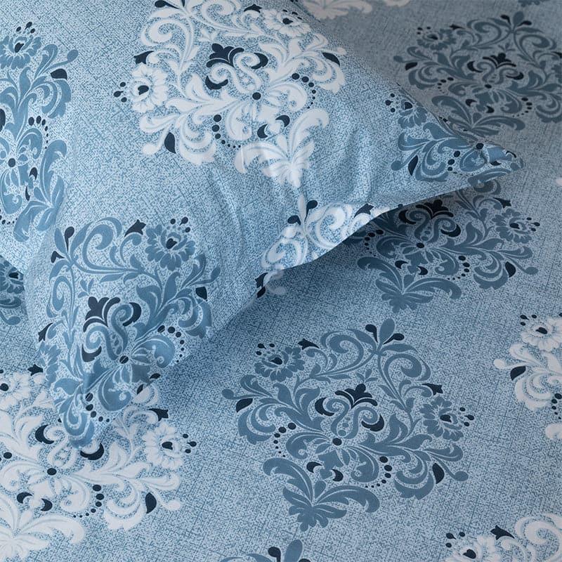 Buy Ivora Ethnic Bedsheet - Blue Bedsheets from Vaaree