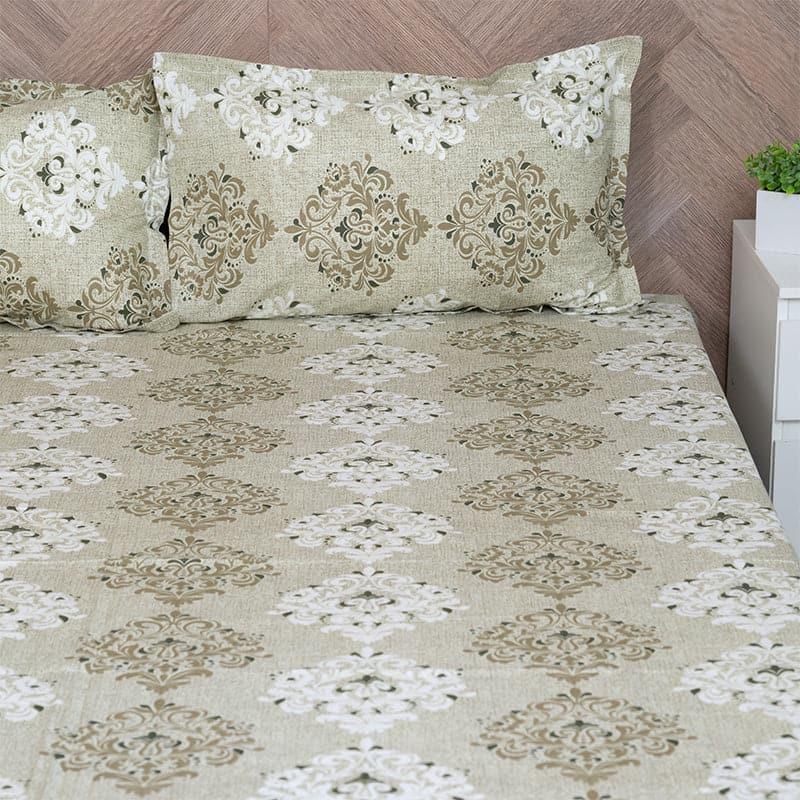 Buy Ivora Ethnic Bedsheet - Green Bedsheets from Vaaree