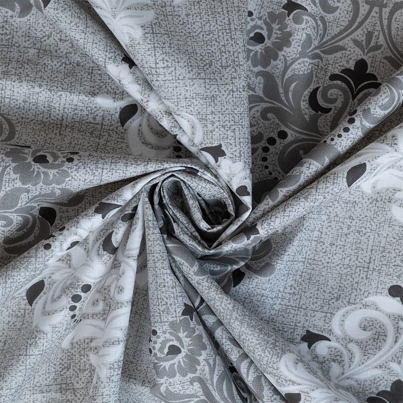 Buy Bedsheet - Ivora Ethnic Bedsheet - Grey at Vaaree online