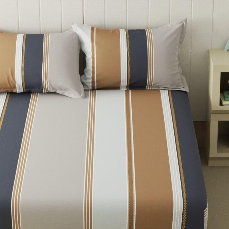 Buy Bedsheet - Jenso Striped Bedsheet at Vaaree online