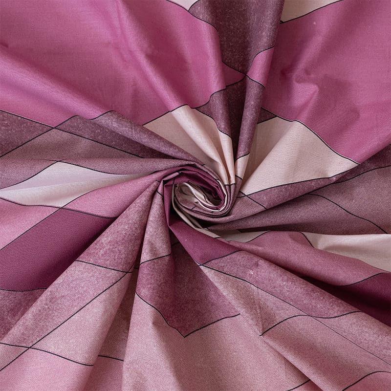 Buy Jora Geometric Bedsheet - Pink Bedsheets from Vaaree