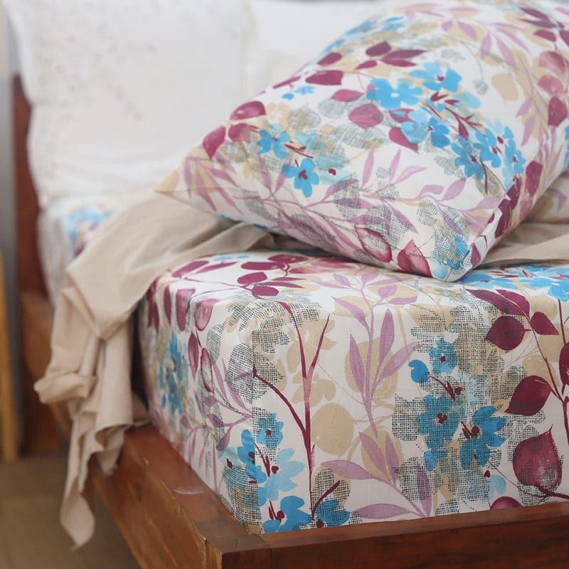 Buy Manya Floral Bedsheet Bedsheets from Vaaree