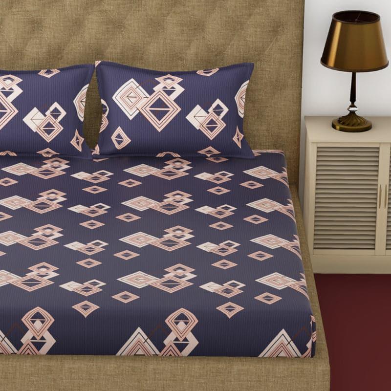 Buy Nuxa Geometric Bedsheet Bedsheets from Vaaree