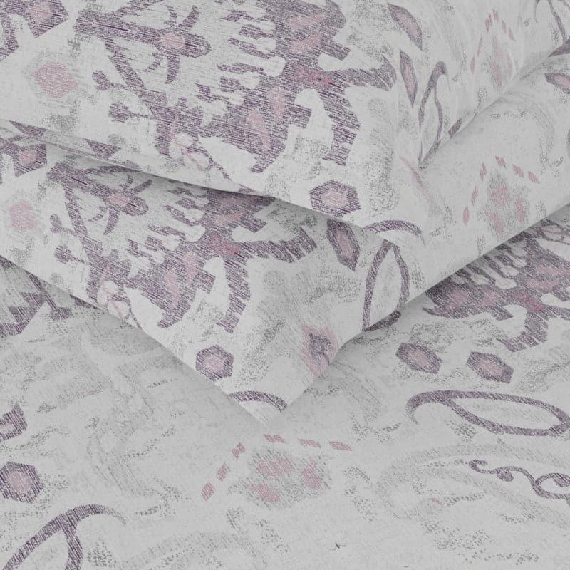 Buy Ovaka Floral Bedsheet - Grey Bedsheets from Vaaree