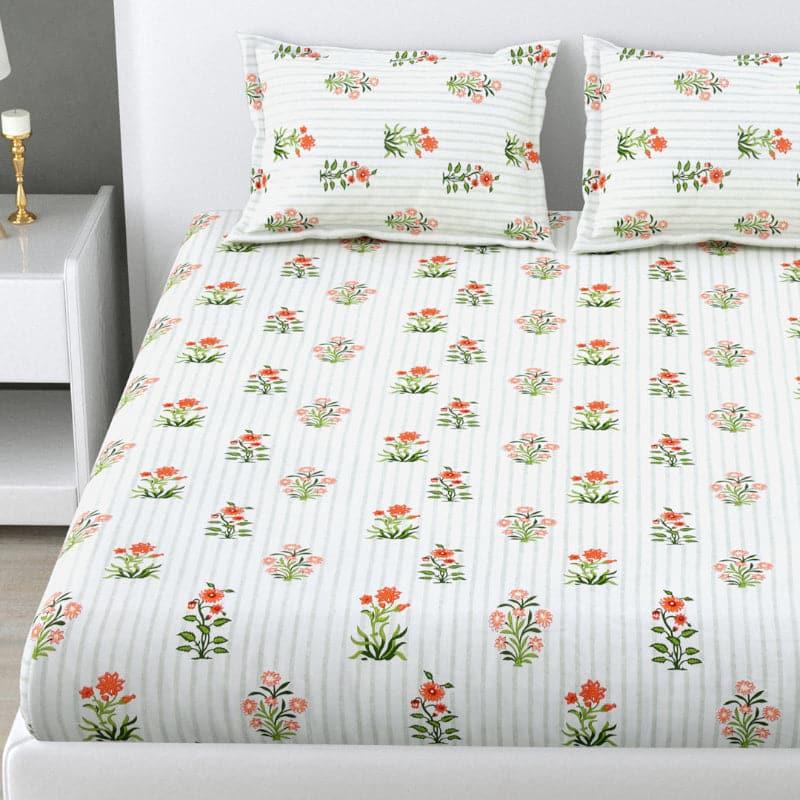 Buy Rosen Floral Bedsheet Bedsheets from Vaaree