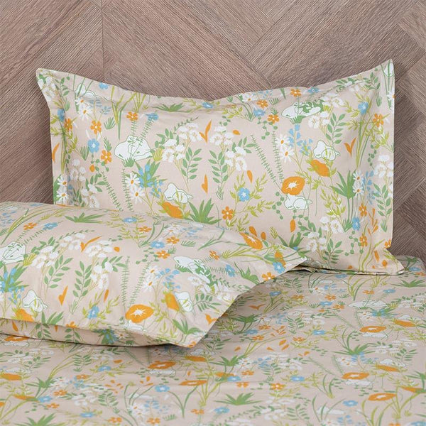 Bedsheets - Shitha Floral Bedsheet - Green