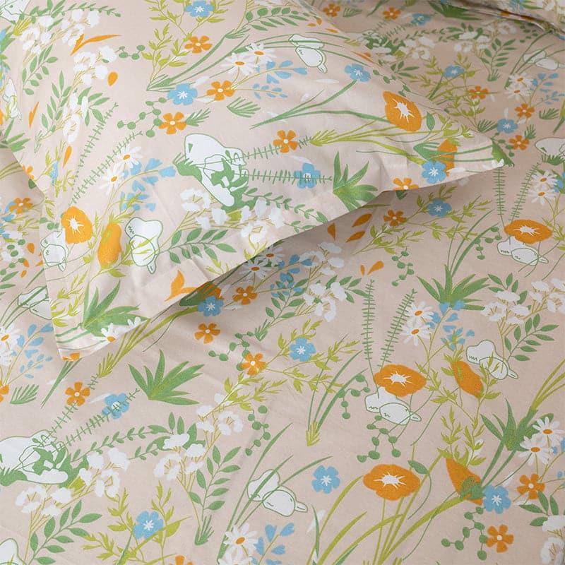 Bedsheets - Shitha Floral Bedsheet - Green