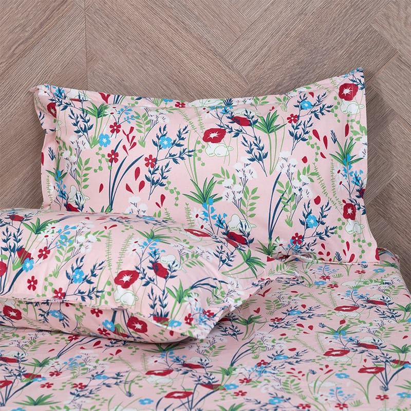 Buy Shitha Floral Bedsheet - Peach Bedsheets from Vaaree