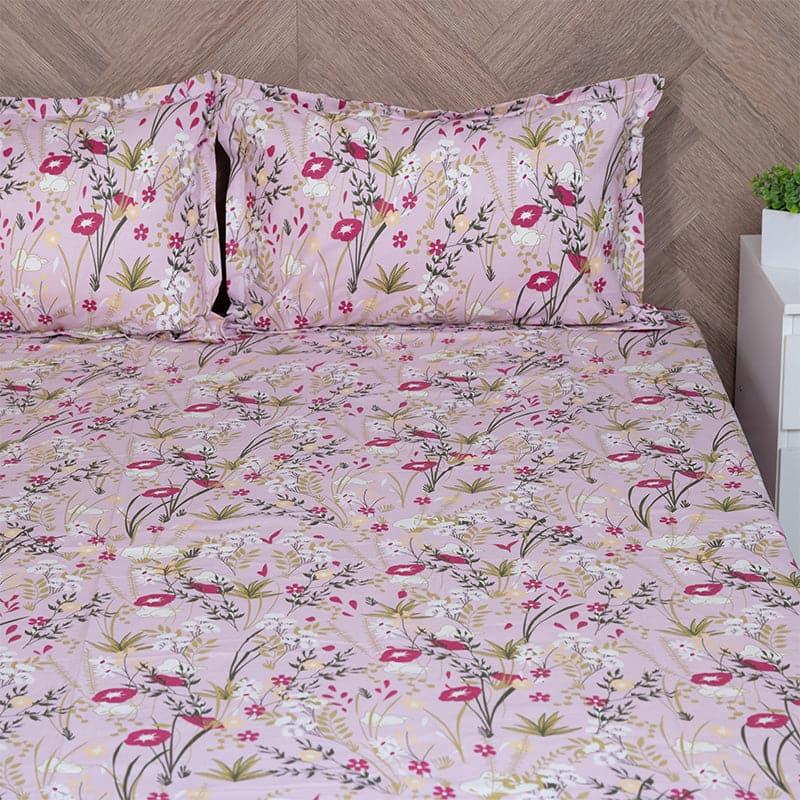 Buy Shitha Floral Bedsheet - Pink Bedsheets from Vaaree