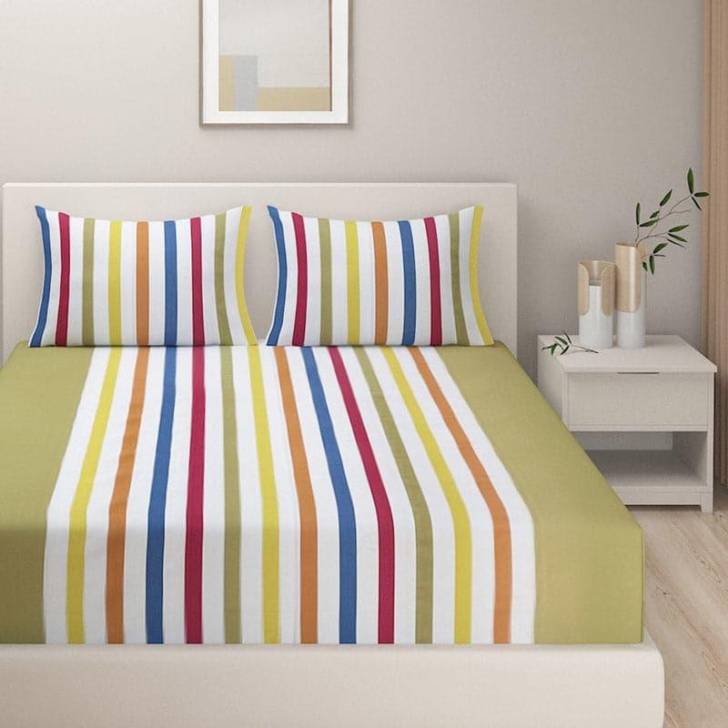 Buy Stripe Flow Bedsheet Bedsheets from Vaaree