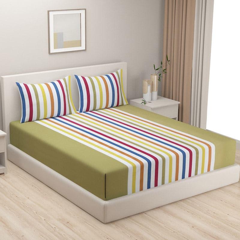 Buy Stripe Flow Bedsheet Bedsheets from Vaaree