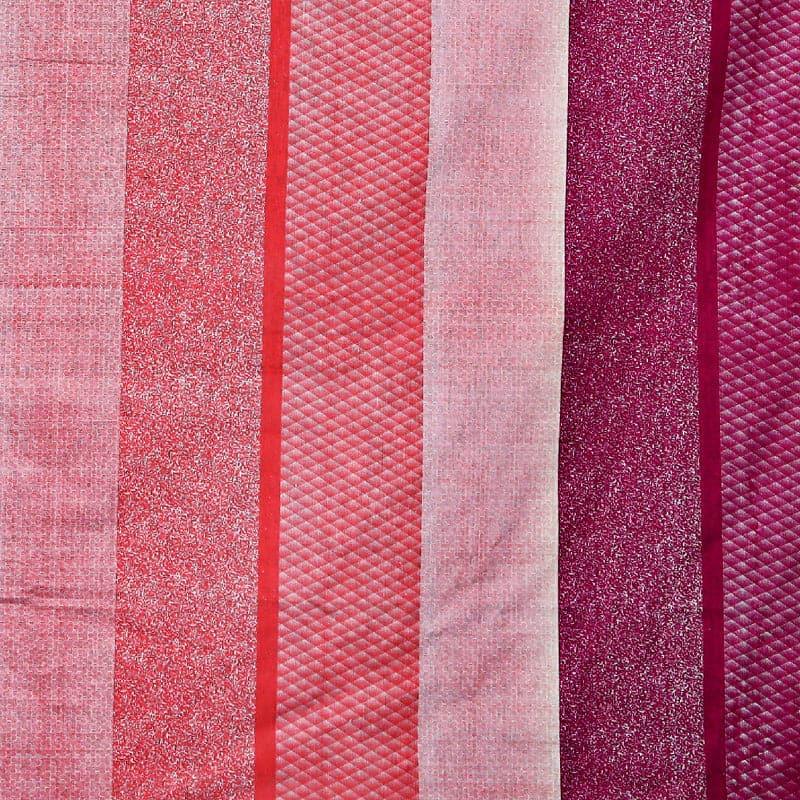Buy Bedsheet - Yela Pastel Stripe Bedsheet - Pink at Vaaree online