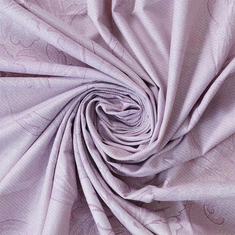 Bedsheets - Aaavar Printed Reversible Bedsheet - Purple & White