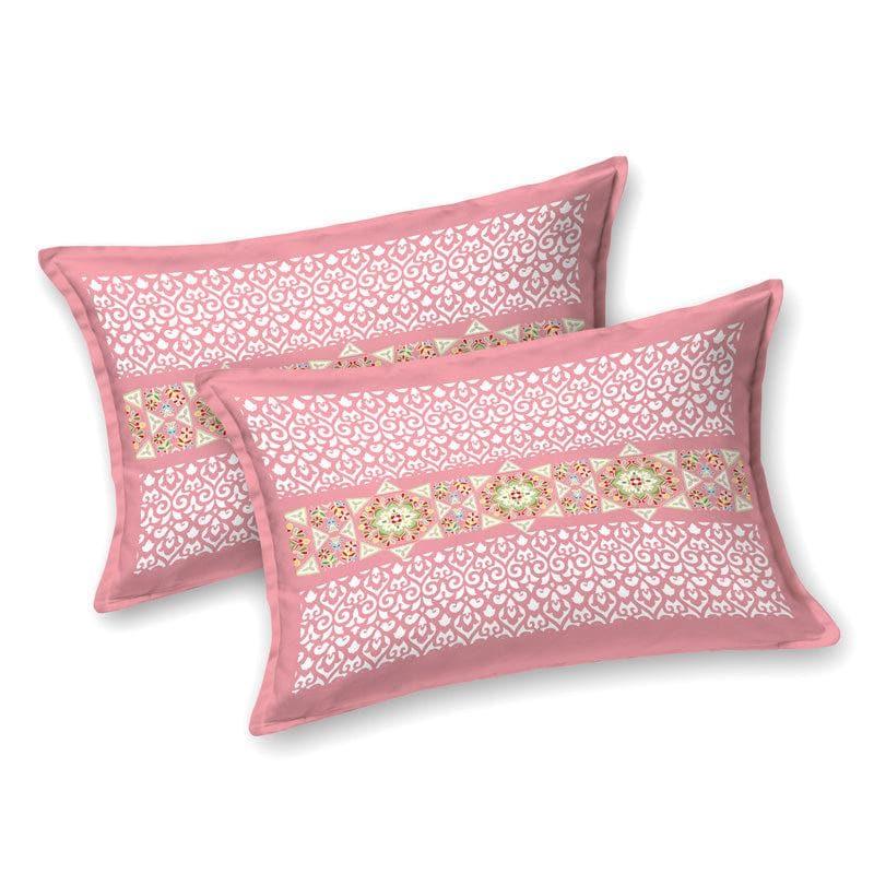 Bedsheets - Aamintri Ethnic Bedsheet - Pink