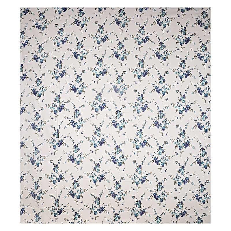 Bedsheets - Aapti Floral Printed Bedsheet - Blue