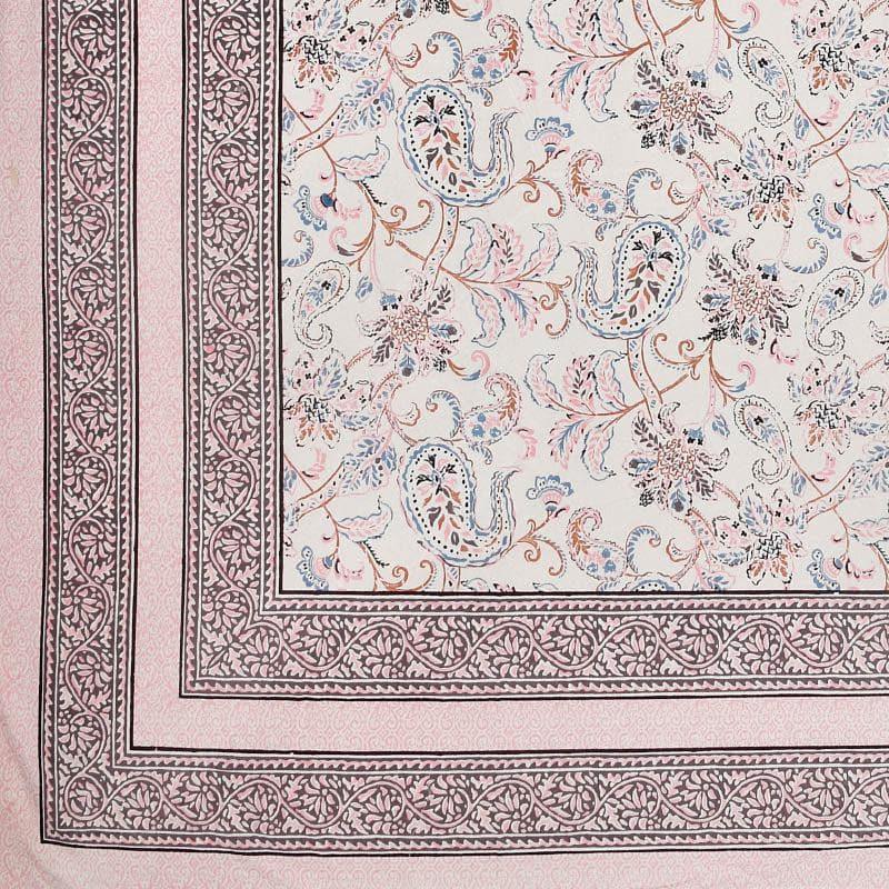 Buy Aari Floral Bedsheet - Pink Bedsheets from Vaaree