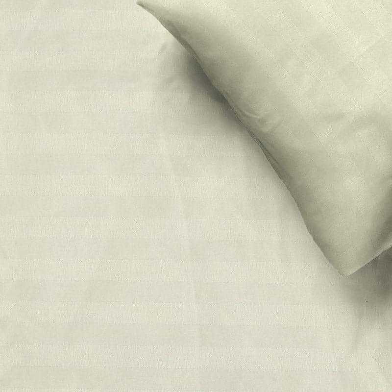 Buy Adalyn Striped Bedsheet - Ivory Bedsheets from Vaaree