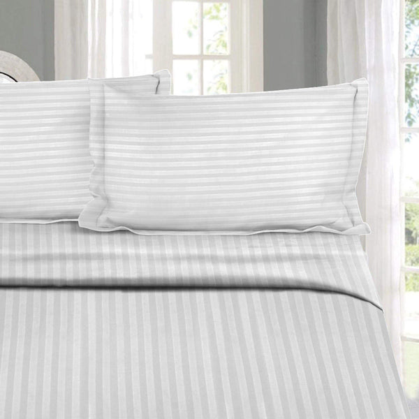Buy Bedsheets - Adalyn Striped Bedsheet - Off White at Vaaree online
