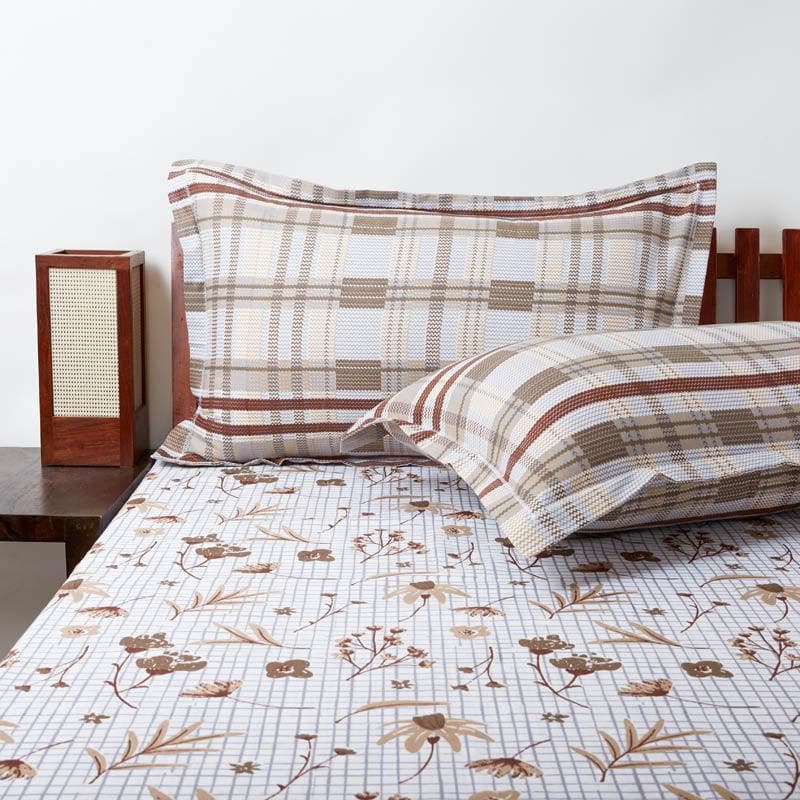 Buy Aini Printed Bedsheet - Yellow Bedsheets from Vaaree