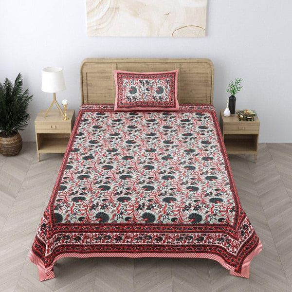 Buy Ainsley Floral Printed Bedsheet Bedsheets from Vaaree