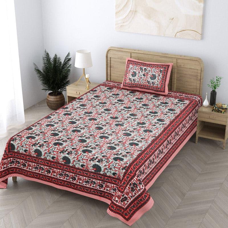 Buy Ainsley Floral Printed Bedsheet Bedsheets from Vaaree