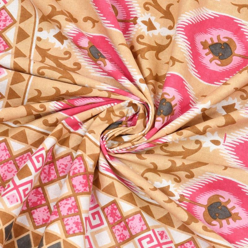 Buy Alara Printed Bedsheet - Pink Bedsheets from Vaaree