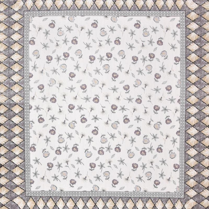 Buy Alma Floral Bedsheet - Brown Bedsheets from Vaaree