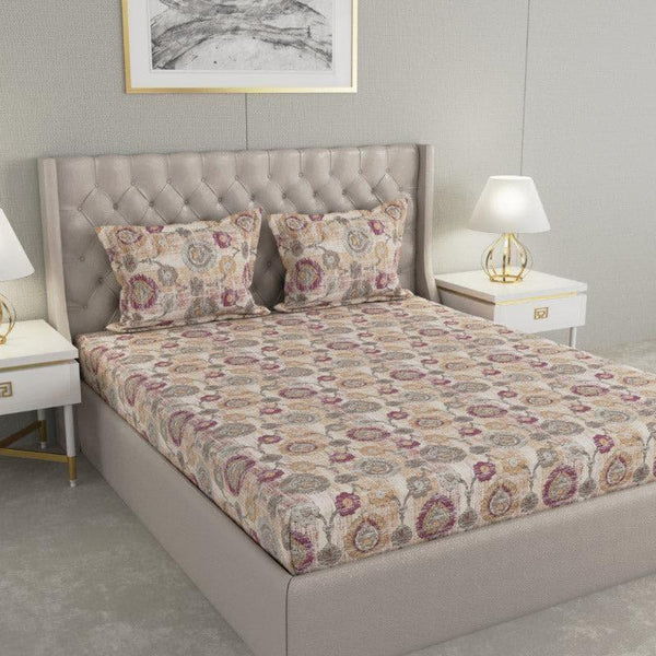 Buy Analisa Floral Printed Bedsheet Bedsheets from Vaaree