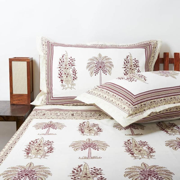 Buy Anokhi Printed Bedsheet - Yellow Bedsheets from Vaaree