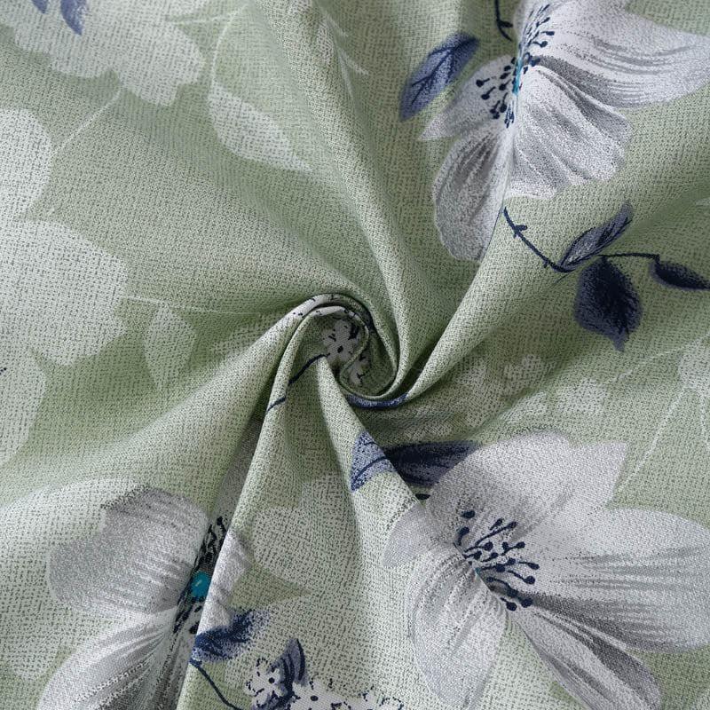 Bedsheets - Anvitha Floral Bedsheet - Green