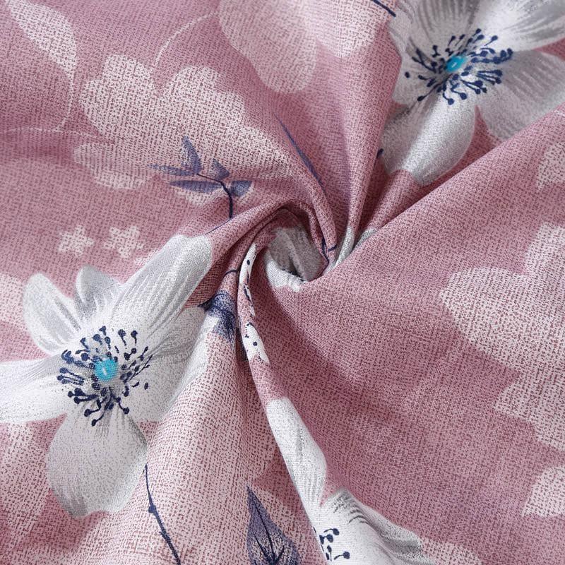 Bedsheets - Anvitha Floral Bedsheet - Purple