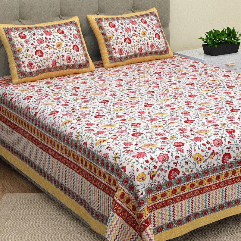 Buy Apti Floral Bedsheet Bedsheets from Vaaree