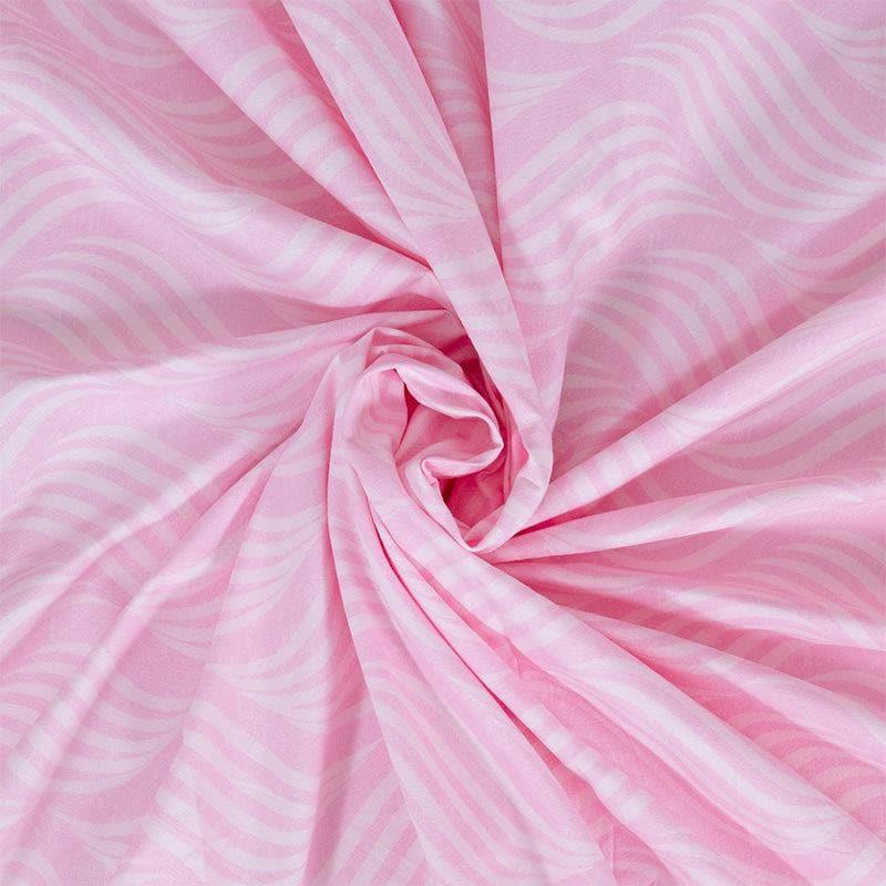 Bedsheets - Archit Wavy Bedsheet - Pink