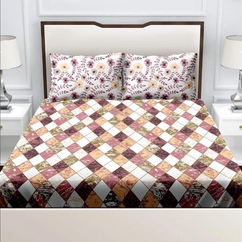 Buy Arlie Geometric Bedsheet Bedsheets from Vaaree