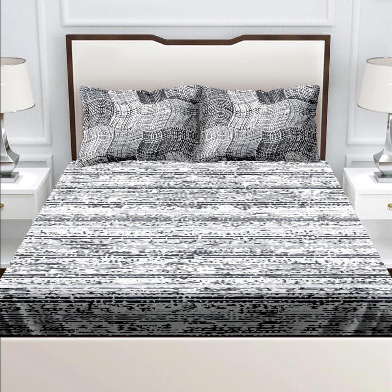 Buy Arminta Gara Bedsheet - Grey Bedsheets from Vaaree