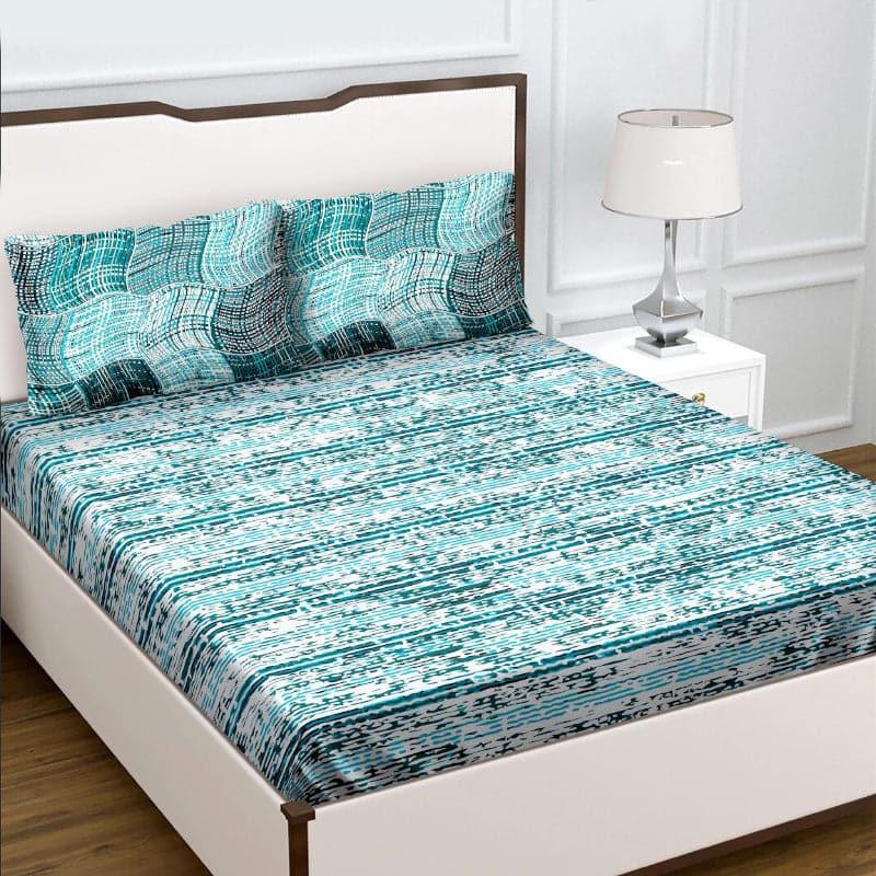 Buy Armita Gara Bedsheet - Blue Bedsheets from Vaaree