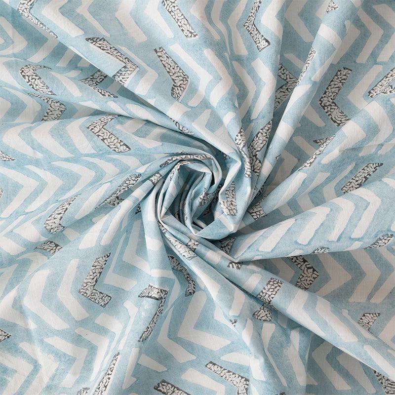 Buy Arrow Stripe Bedsheet - Blue Bedsheets from Vaaree